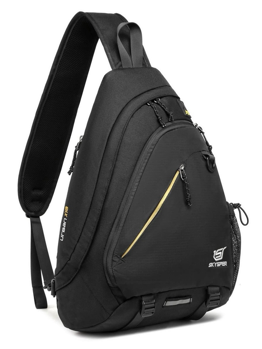 Black Skysper Sling Bag Urban Crossbody Belt Bag